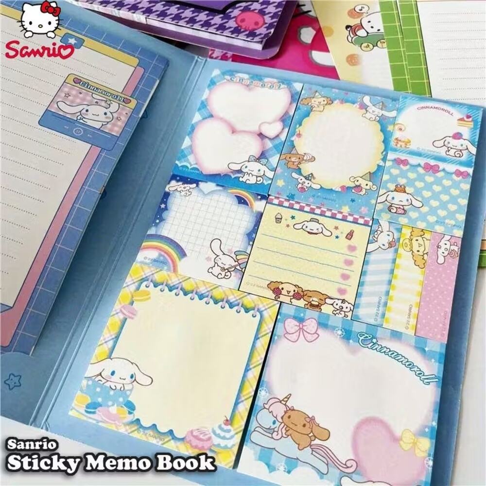 #6144 Sticky Notebook 550 ct  - Cinnamoroll